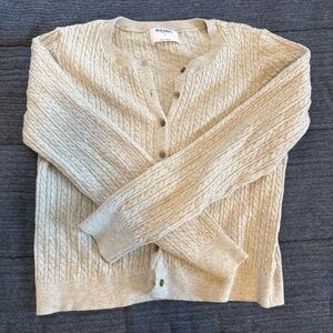 Old Navy Women's Cable-Knit Button Cardigan Sweater